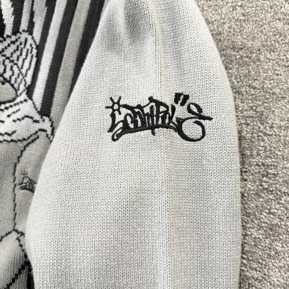 VTG Southpole Mens L Knit‎ Sweater Y2K Hip Hop Graphic Graffiti Streetwear Korea - Picture 4 of 11